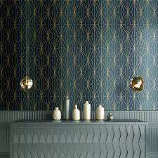 Midnight Blue Navy Wallpaper Geometric Metallic Tropical Animals Floral Trellis Ebay In 2020 Bronze Wallpaper Geometric Wallpaper Metallic Wallpaper