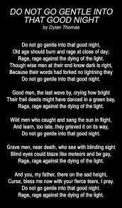 Do Not Go Gentle Into That Good Night Album On Imgur