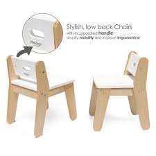 Little Modern Table And Chairs White In 2020 Modern Kids Table Toddler Table Modern Table And Chairs