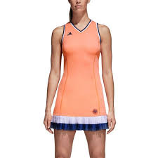 Adidas Roland Garros Women S Tennis Dress Coral Navy Adidas Outfit Women Tennis Outfit Women Womens Tennis Dress