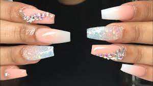 Maybe you would like to learn more about one of these? Nail Tutorial French Ombre Baby Boomer Coffin Shaped Youtube
