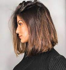 Coiffure Cheveux Au Carre Ombrehairstraight Coupe De Cheveux Coiffures Droites Cheveux