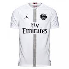 The jersey is framed by a black trim on the collar and sleeves. Psg Jersey 2019 Jordan Jersey On Sale