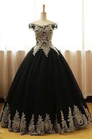 Black And Gold Formal Evening Gowns Black Prom Dresses Appliques Prom Gown Ball Gown Prom Dress Long Prom Gown Formal Evening Dress Black Quinceanera Dress Black Quinceanera Dresses Prom Dresses Ball Gown Gowns