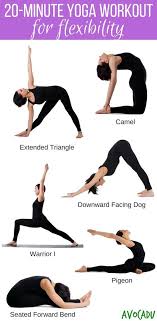 Downdog Yoga Poses For Fun Fitness 20 Minute Beginner Yoga Workout For Flexibility From The Beginner Yoga Workout Workout For Beginners Easy Yoga Workouts