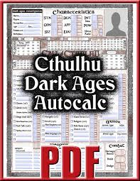 Call Of Cthulhu Character Sheets