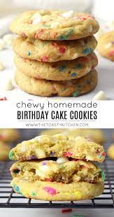 Birthday Cake Cookies Easy Cookie Recipes Birthday Cake Flavors Cookies Recipes Chocolate Chip