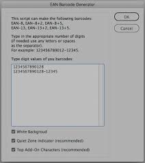 Mobiledemand offers our free barcode generator to create a variety of common barcodes. Ean Barcode Generator Indesign Cc 2014 10 0