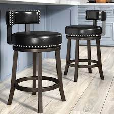 Modern and industrial, the metal stool mixes well with wood, glass or other metal furnishings. Darby Home Co Weinberger Swivel Bar Counter Stool Reviews Wayfair