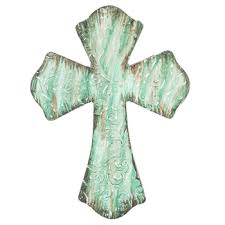 Silver boy wall cross, blessing baby plaque wall decor, for first holy communion, baptism cross for boy, birthday, baby shower, christening(boy). Swirl Embossed Wall Cross Metal Turquoise Green 9 3 4 X 7 1 4 Inches Mardel 3290491