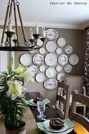 Indigo salad plate set reg. Creating A Decorative Plate Wall Dining Room Wall Decor Dining Room Walls Plates On Wall