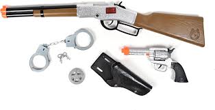 Crafting a gun safe is easy but due to the crafting recipe requiring multiple steel. Amazon Com Sunny Days Entertainment Wild West Cap Play Set 5 Piece Western Toy For Kids Cowboy Sheriff Cap Pistol With Handcuffs Ring Caps Sold Separately Maxx Action Toys Games