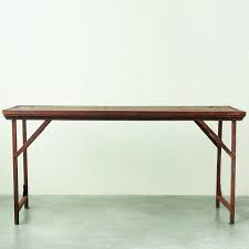 Found Rectangular Folding Tent Table Metal Folding Table Folding Table Wood And Metal
