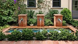 Check with utility companies before digging, then use a shovel to dig a hole just large enough to hold your. 15 Gorgeous Patio Fountain Ideas Hgtv S Decorating Design Blog Hgtv