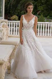 Eve Of Milady Boutique Spring 2016 Bridal V Neckline Lace Embroidered Bodice Beautiful A Line Wedding Wedding Dresses Lace Wedding Dresses A Line Wedding Dress