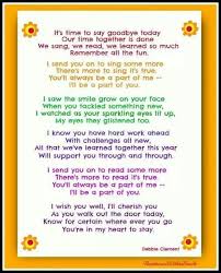Time To Say Goodby Graduation Poems Kindergarten Graduation Letter To Students