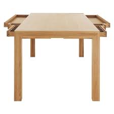 Hana Ii 6 Seat Oak Dining Table With Storage Buy Now At Habitat Uk In 2019 Dining Table With Drawers Dining Table With Storage 6 Seater Dining Table