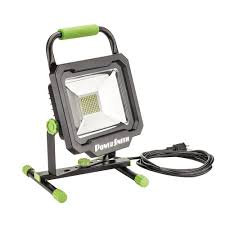 Powersmith 50 Watt 5000 Lumens Portable Led Work Light Pwl1150bs The Home Depot
