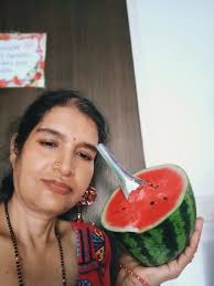 Adding fruit to water and removing my hand before Mother's Day