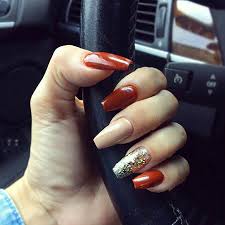 Gorgeous nails love nails how to do nails pretty nails my nails nails 2017 cute fall nails amazing nails matte nails. Fall Nail Acrylics Last