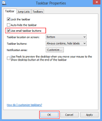 Windows 10 facilitates that we can decreas. Change Taskbar Icon Size On Windows 8 Computer