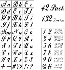 These thoughtfully designed and patented tri mesh adhesive stencils can be . Buy Letter Stencils For Painting On Wood 42 Pack Alphabet Stencil Templates With Numbers And Signs Large Reusable Plastic Stencils In 2 Fonts And 132 Designs For Wood Burning Wall