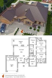 проекты домов с гаражом на 2 машины и сауной Proekt Doma A 177 5 5 Proekt Prostornogo Odnoetazhnogo Doma S Garazhom Ot Houses100 Ploshadyu 178m2 Proekty Domov Dom Odnoetazhnye Doma