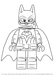Learn How To Draw Batgirl From The Lego Batman Movie The Lego Batman Movie Step By Step Drawing Tutorials Lego Batman Movie Batman Movie Batgirl