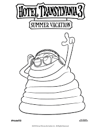 Dracula and the gang are here in these adorable hotel transylvania coloring pages. Free Printable Hotel Transylvania 3 Coloring Pages