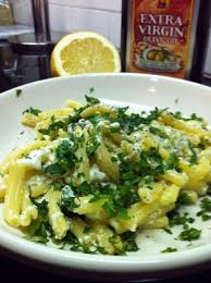 Fusillata Casareccia With Homemade Ricotta Aged Parmesan Basil Arugula Lemon And Parsley Aged Parmesan Arugula Food