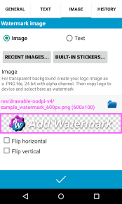 add watermarks to your pictures. put your property text or a logo image into your picture, adjust its size, . Add Watermark Free For Android Apk Download