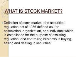 What is the stock market? What Is The Stock Market Simple Definition