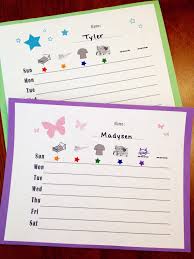 Toddler Responsibility Chart Simple And Fun Free Download