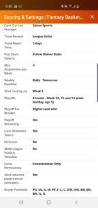The national basketball association has released a new, official scoring system for fantasy games, espn's kieran darcy reports. Free Yahoo Fantasy Basketball League Fantasy Sports Dad
