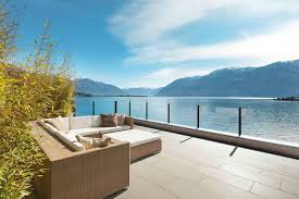 Soreno Balkon Dakterras Metten Stein Design Segel Schatten Terrassenplatten Terrasse