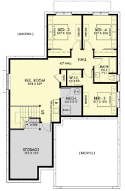 Find small, 1 story w/pictures & more rambler style home designs. 1700 Sq Ft House Plans With Walk Out Basement Plan 61039ks Two Story House Plan With Walk Out Basement House Plans With Walkout Basement Dezustervan