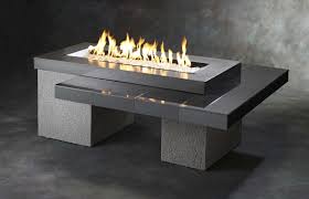 Amazon Com Outdoor Greatroom Uptown Gas Fire Pit With 42x12 Inch Burner Black Garden Outdoor Fire Pit Table Gas Fire Pit Table Fire Table