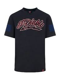 Fabio quartararo was the true revelation of the 2019 motogp championship and there is a lot of expectation around him for the upcoming season. T Shirt Fabio Quartararo El Diablo Black Motogp Official Racing Apparel Ebay