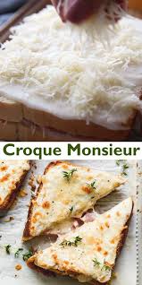 Croque Monsieur Video Recipe Video Food Baby Food Recipes Ham And Cheese Sandwich