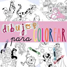 Empieza por el que más te guste de todos y da color a todos y cada uno de los dibujos. Dibujos Gratis Para Colorear De Disney Pintando Una Mama