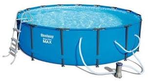 Bestway Steel Pro Max 15 Foot Round Frame Above Ground Pool With Filter Pump Above Ground Swimming Pools Easy Set Pools Round Pool