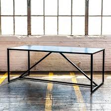 Blu Dot X Fab Com Strut Table Industrial Interior Design Table Furniture Inspiration