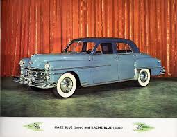 Image result for Light Blue Gray 1950 Chrysler