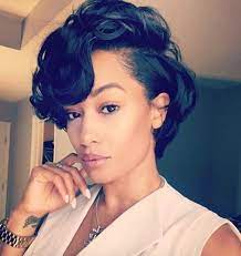 Beautiful Luvcrystalrenee Https Blackhairinformation Com Hairstyle Gallery Beautiful Luvcrystalrenee Trendy Short Hair Styles Human Hair Wigs Short Wigs