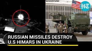 Putin's forces destroy two American HIMARS with missiles in Donbass battle  zone of Ukraine