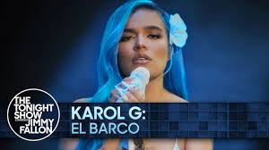 Nicki minaj officially makes history as the first female rapper to secure a latin grammy nomination for karol g's tusa. tyga pulled up the receipts proving that pop smoke wanted him and karol g on shoot for the stars aim for the moon, after fans complained about their presence on the album. Karol G El Barco The Tonight Show Starring Jimmy Fallon Youtube