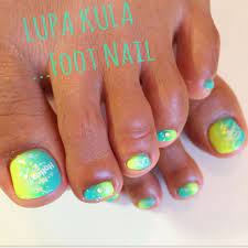 夏 海 リゾート 浴衣 フット lupa kula nailのネイルデザイン no 1794590 ネイルブック つま先ネイルデザイン ネイルデザイン 足の爪