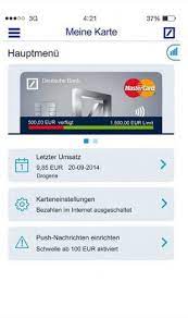The private bank is one of the four pillars of deutsche bank group, along with the corporate bank, investment bank and dws, the institution's asset management unit. Deutsche Bank Startet Security App Meine Karte It Finanzmagazin
