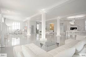 All White Loft White Interior Design White Interior House Interior