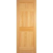 Masonite 30 In X 80 In Radiata Smooth 6 Panel Solid Core Unfinished Pine Interior Door Slab 71550 The Home Depot Prehung Interior Doors Doors Interior Pine Interior Doors